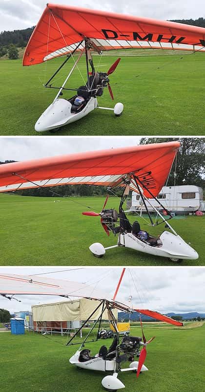 Verkaufe Take off Merlin 100 mit 60 PS BMW Viertakt Boxermotor und 3 Blatt…